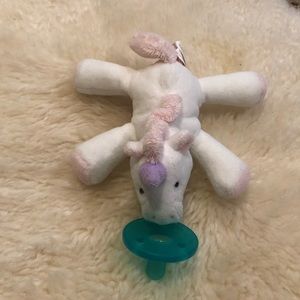 wubbanub unicorn infant pacifier